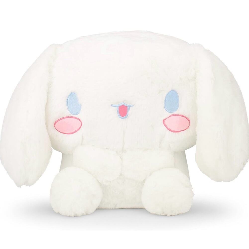 Kawaii White Bunny Plush 20” Stuffed Animal Soft Cute Jumbo Plushie
